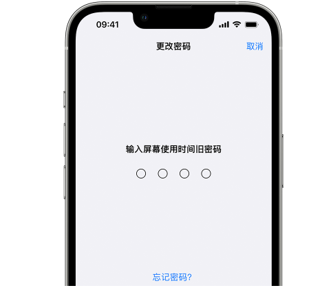 德昌iPhone屏幕维修分享iPhone屏幕使用时间密码忘记了怎么办 