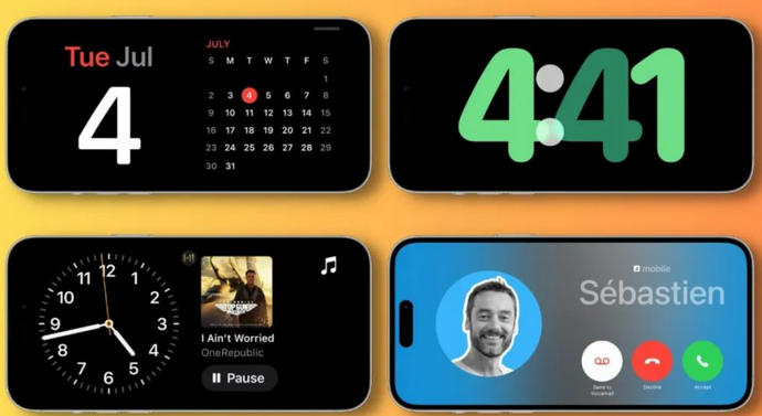 德昌苹果手机维修分享iOS17横屏充电待机显示有什么好处 