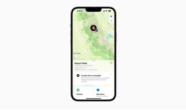 德昌苹果14维修分享iPhone14系列中 FindMy功能通过卫星分享位置方法教程 