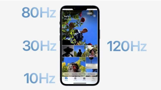 德昌苹果14维修分享iPhone 14有高刷吗 